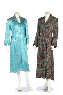 Lot 299 - A group of at-home robes, dressing gowns, kimono, dating from the 1940s