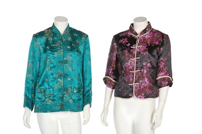 Lot 276 - A group of Hong Kong Chinese brocaded and embroidered garments, 1960s