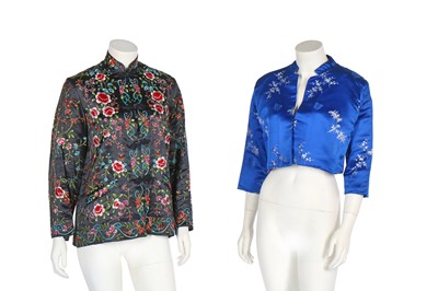 Lot 276 - A group of Hong Kong Chinese brocaded and embroidered garments, 1960s