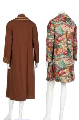 Lot 384 - Four coats/jackets in autumnal shades, 1920s