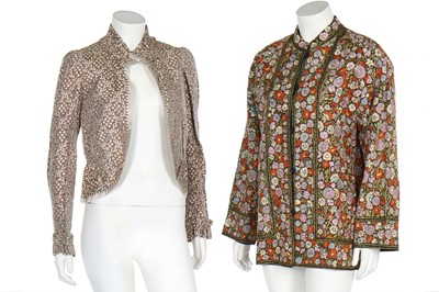 Lot 384 - Four coats/jackets in autumnal shades, 1920s