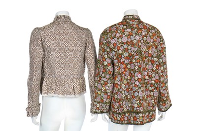 Lot 384 - Four coats/jackets in autumnal shades, 1920s