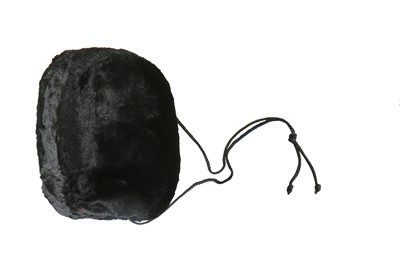 Lot 328 - Two black velvet coats, 1930s