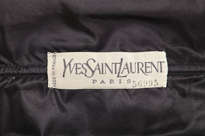 Lot 354 - An Yves Saint Laurent couture marocain crêpe evening gown, probably Autumn-Winter 1983-84