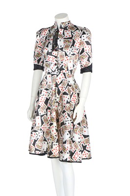 Lot 260 - Two Rae Spencer Cullen/Miss Mouse novelty printed dresses, early 1970s