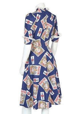 Lot 260 - Two Rae Spencer Cullen/Miss Mouse novelty printed dresses, early 1970s