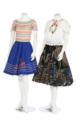 Lot 287 - A large group of summer fashions, mainly 1950s