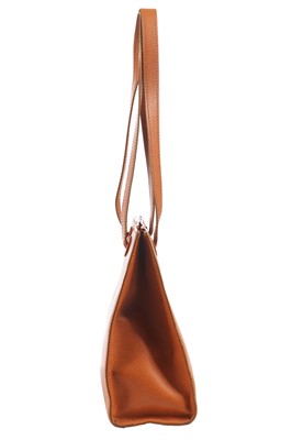 Lot 16 - A Chanel tan leather shoulder bag, 1997-1999