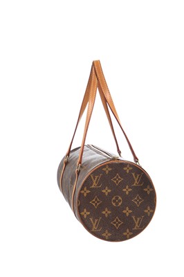 Lot 112 - A Louis Vuitton monogrammed canvas and leather barrel bag, circa 2003