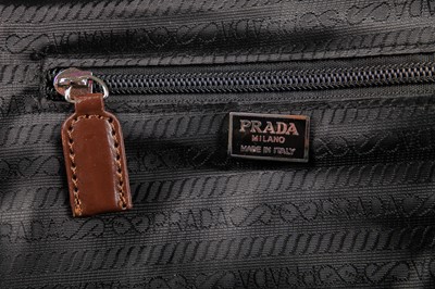 Lot 107 - Prada Gaufre brown nylon bag, modern
