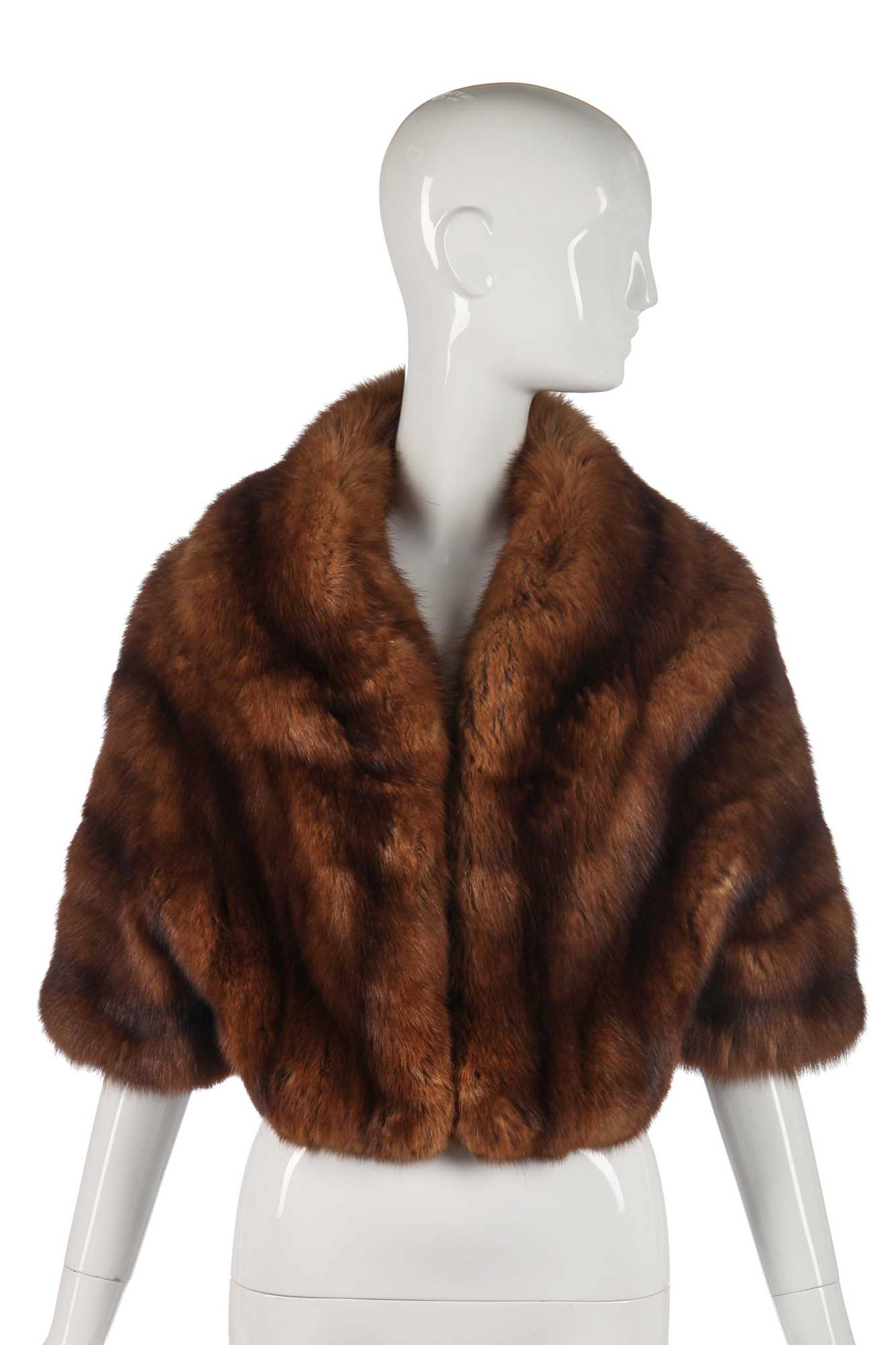 Lot 89 - A Sable fur bolero, probably 1980s-90s