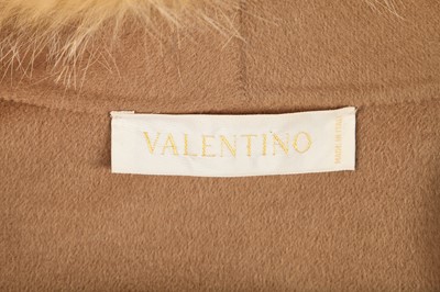Lot 96 - A Valentino tan wool-cashmere blend jacket, modern
