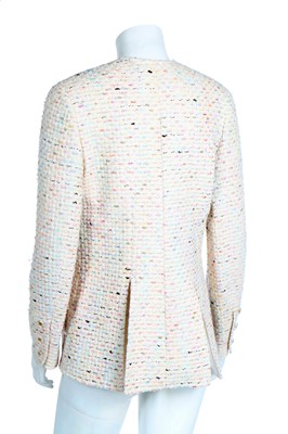 Lot 53 - A Chanel pastel tweed jacket, late 1980s-early 1990s