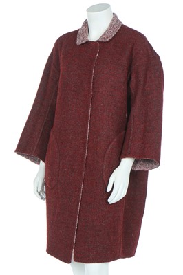 Lot 102 - A Loro Piana 'Melvin' herringbone wool reversible coat, modern