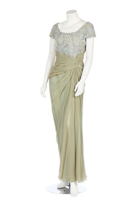 Lot 176 - A Bellville Sassoon/Lorcan Mullany silk-chiffon evening gown, late 1990s