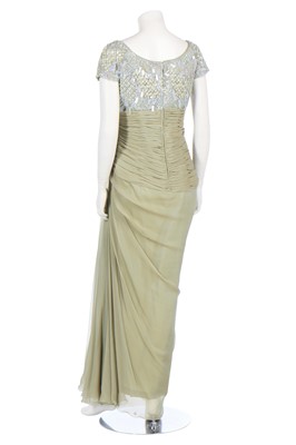 Lot 176 - A Bellville Sassoon/Lorcan Mullany silk-chiffon evening gown, late 1990s