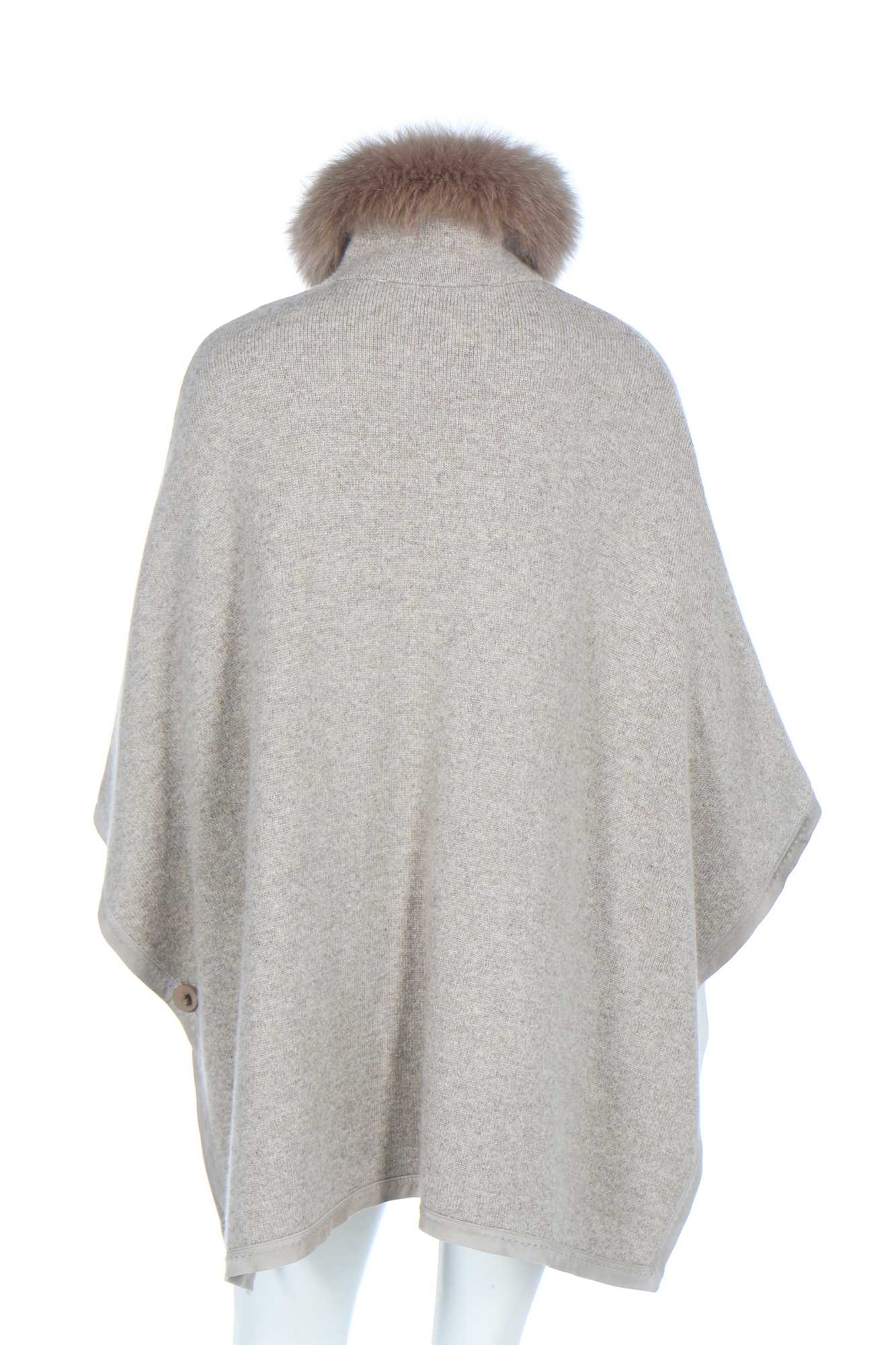 Lot 94 - A Loro Piana knitted cashmere poncho, modern,