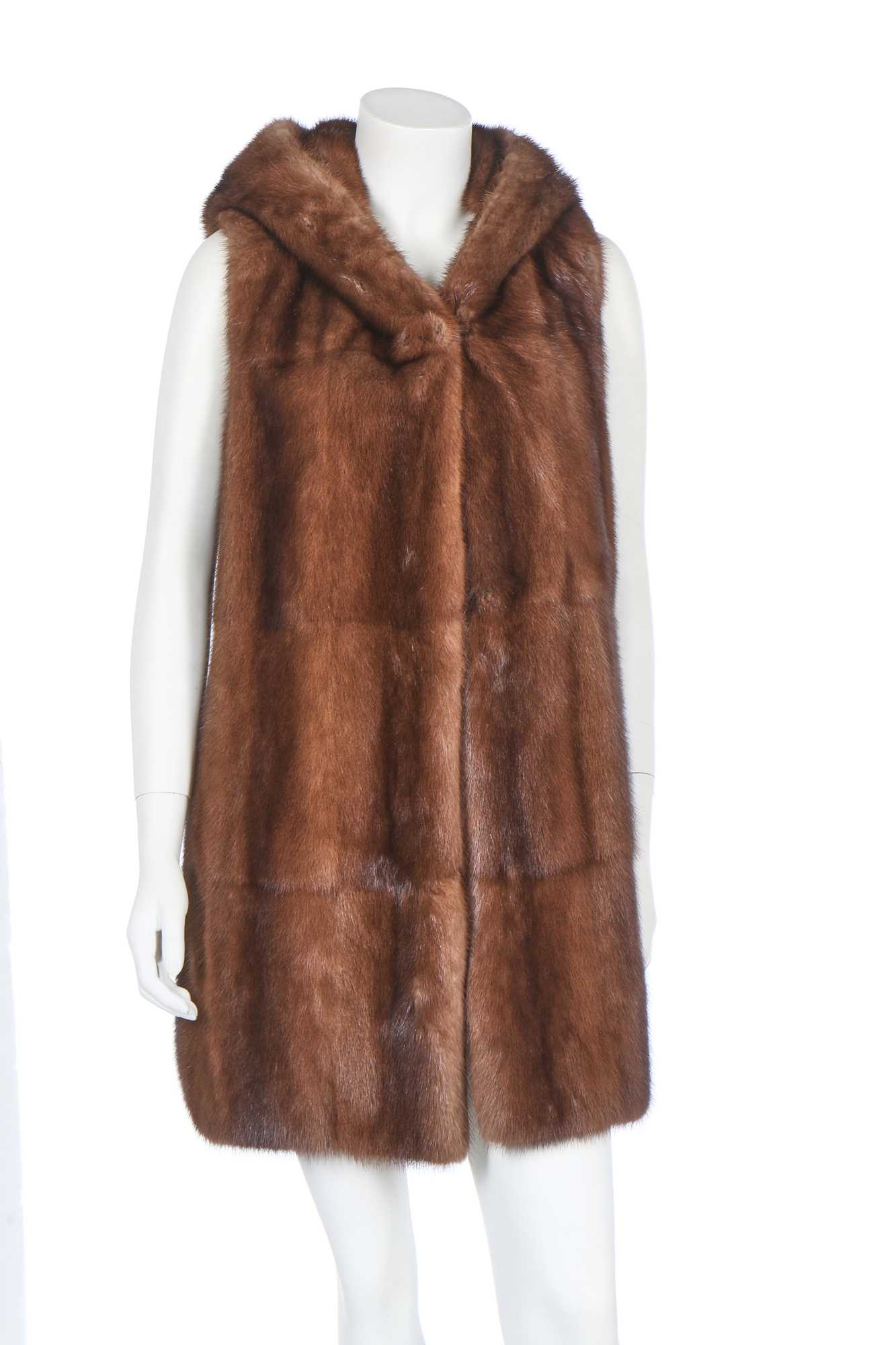 Lot 111 - A sable fur gilet, modern