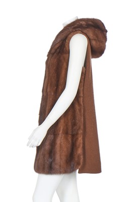 Lot 111 - A sable fur gilet, modern