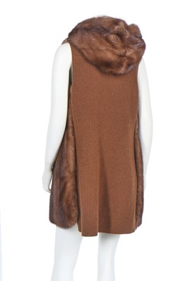 Lot 111 - A sable fur gilet, modern