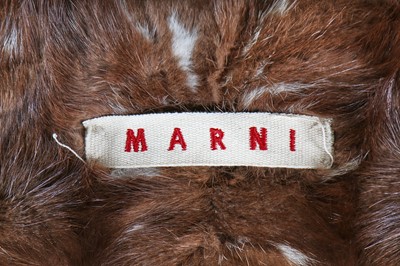 Lot 107 - A Marni intarsia mink coat, modern