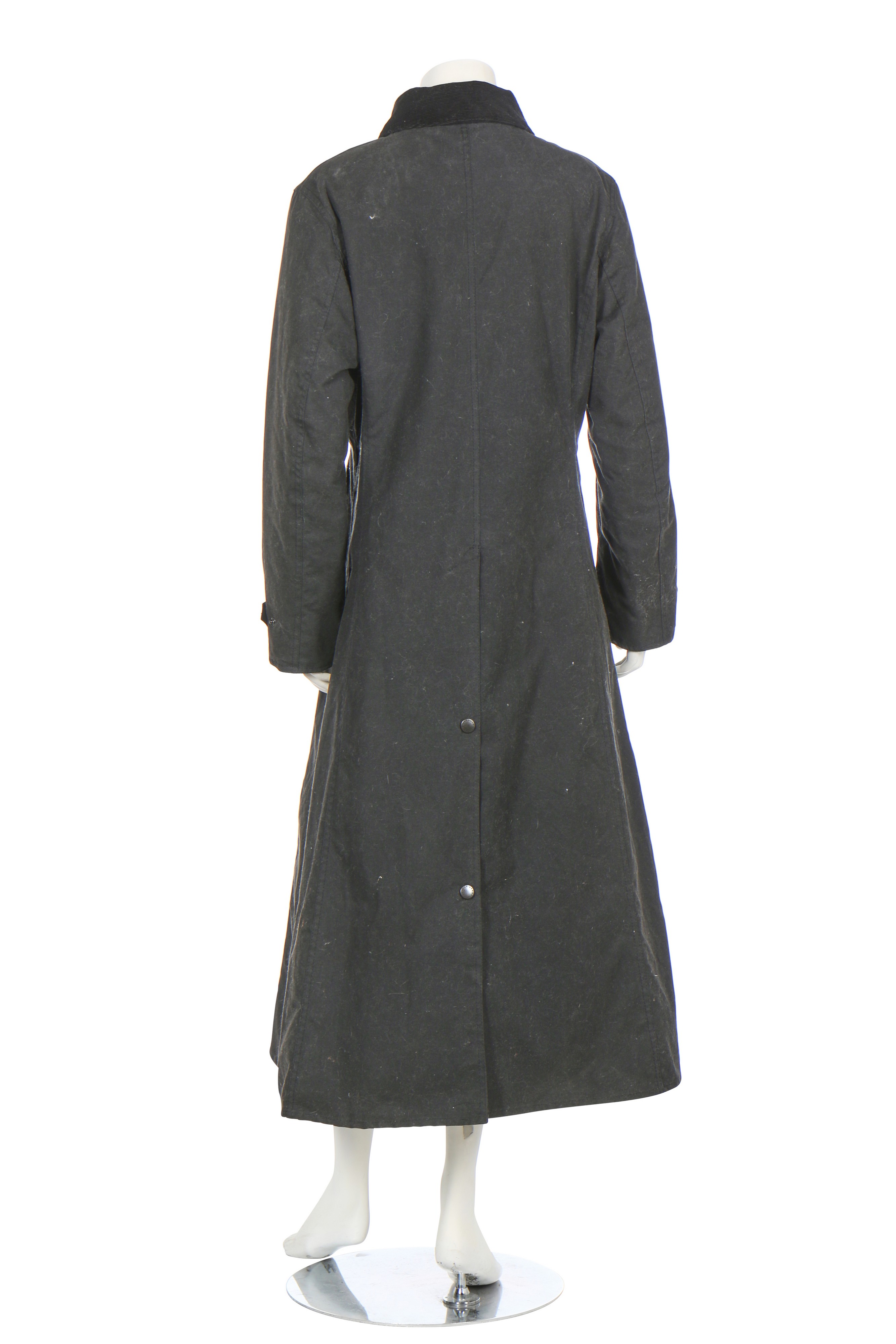 Lot 128 - A Barbour Newmarket waxed cotton coat,