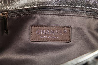 Lot 1 - A Chanel metallic leather classic flap bag, Spring-Summer 2008