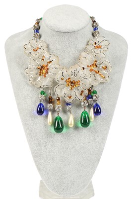 Lot 38 - A Christian Dior boutique gilt Hellenistic style necklace/bracelet, 1980s