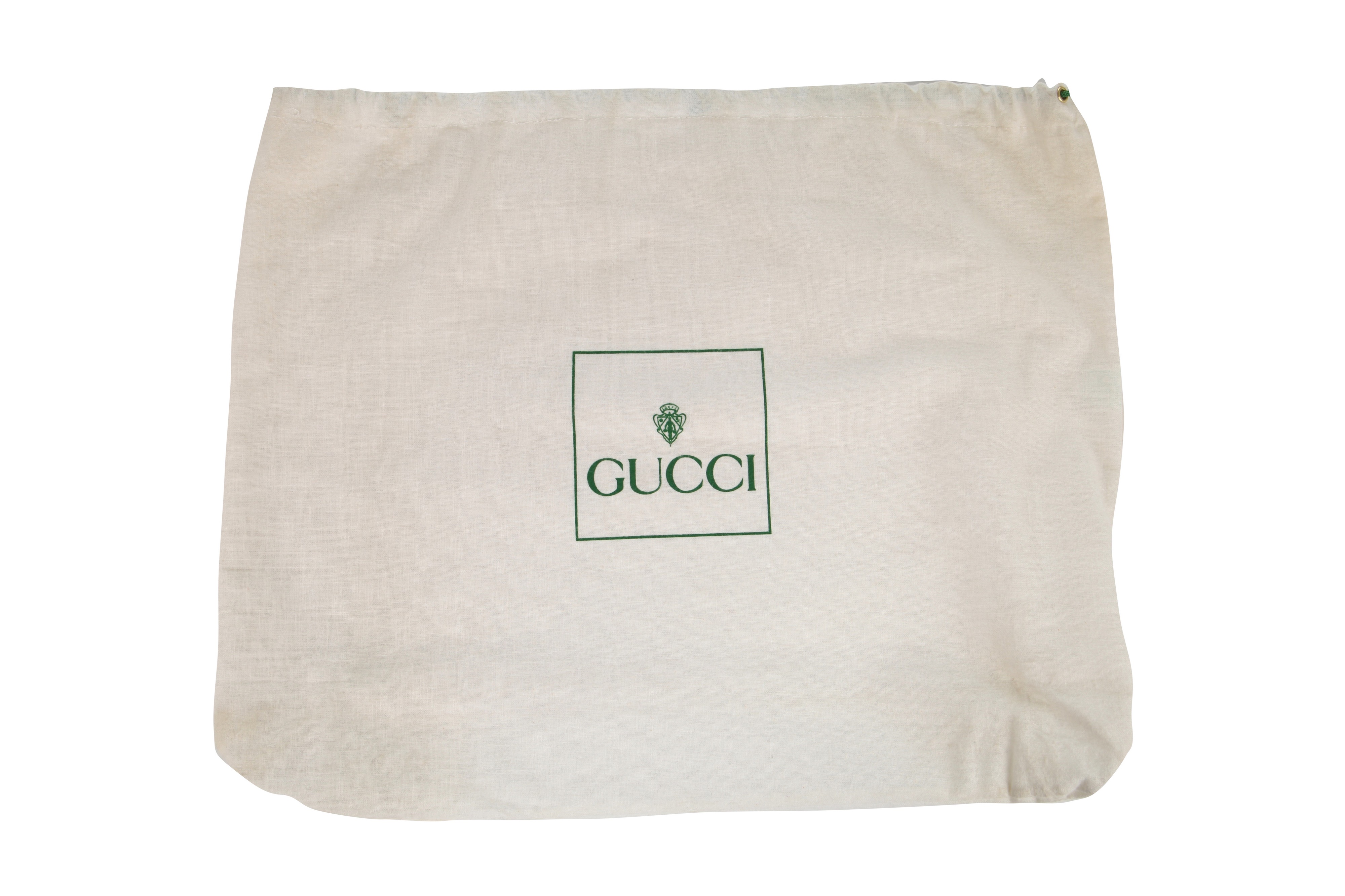 Lot 101 - A Gucci navy leather handbag, 1980s,