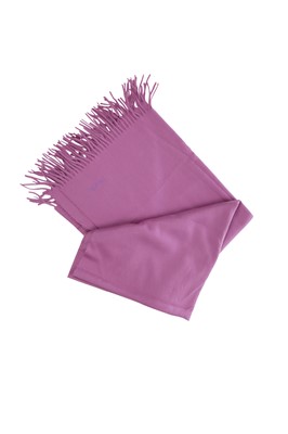 Lot 56 - An Hermès lilac cashmere shawl, modern