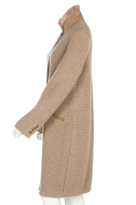 Lot 81 - A Loro Piana knitted cashmere long-line cardigan, modern