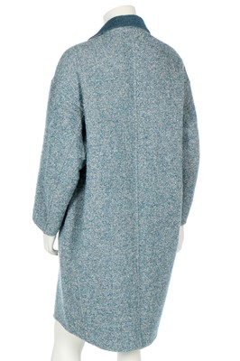 Lot 83 - A Loro Piana 'Melvin' herringbone alpaca-wool-blend reversible coat, modern