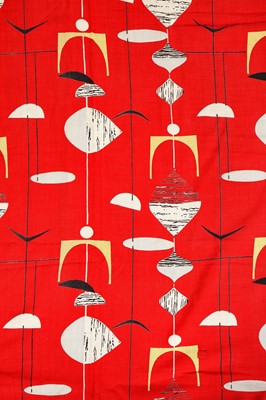 Lot 441 - A group of furnishing fabrics/curtains, mainly 1950s-60s