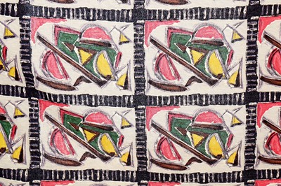 Lot 441 - A group of furnishing fabrics/curtains, mainly 1950s-60s