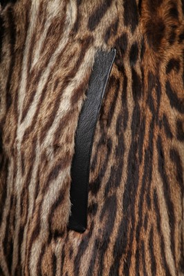 Lot 96 - An ocelot fur double-breasted coat, 1960s