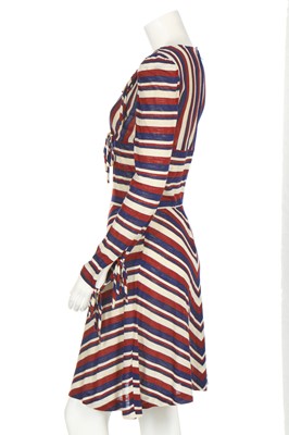 Lot 271 - A Biba Swiss-dot, brushed-cotton two-piece ensemble, late 1960s