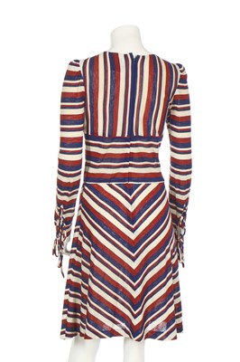 Lot 271 - A Biba Swiss-dot, brushed-cotton two-piece ensemble, late 1960s