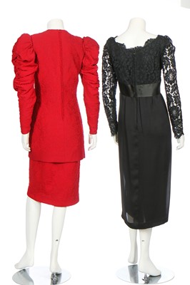 Lot 235 - Two Hardy Amies couture evening gowns, 1980s