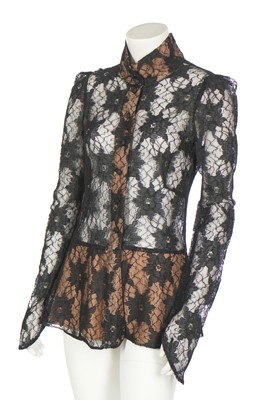 Lot 264 - A Biba black lace jacket, 1969