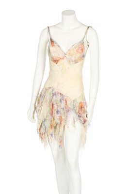 Lot 153 - An Alexander McQueen bias-cut chiffon dress, 'Deliverance', Spring-Summer 2004