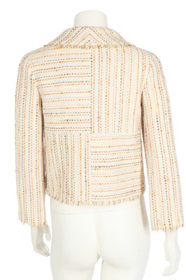 Lot 58 - A Chanel cotton and wool tweed jacket, 2000-01 Cruise collection