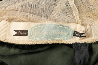 Lot 229 - A rare Madeleine & Madeleine green velvet orientalist robe, circa 1919