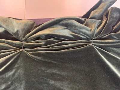 Lot 229 - A rare Madeleine & Madeleine green velvet orientalist robe, circa 1919