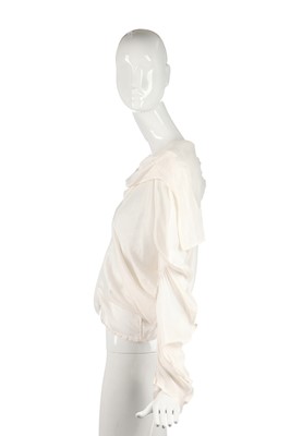 Lot 374 - A John Galliano parachute silk shirt with 'circle'-cut sleeves, Spring-Summer 1986