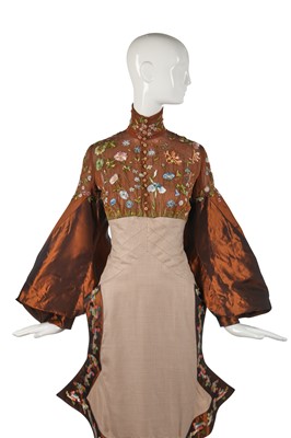 Lot 410 - A Givenchy haute couture by Alexander McQueen wild flower embroidered gown, Autumn-Winter 1999-2000