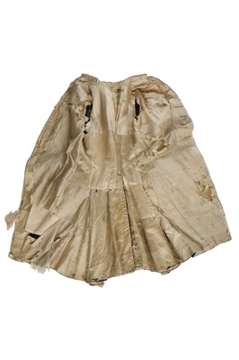 Lot 422 - A gentleman's embroidered blue silk frock coat, 1780s