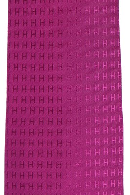 Lot 209 - Four Hermès silk ties, mainly printed, modern