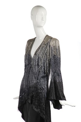 Lot 401 - A Jean-Louis Scherrer by Stéphane Rolland beaded evening jacket, Autumn-Winter 1997-98