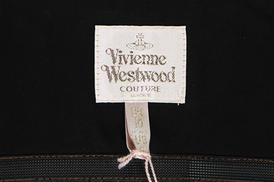 Lot 157 - A Vivienne Westwood 'tiger' stripe printed satinised-spandex corset, Autumn-Winter 2001-02