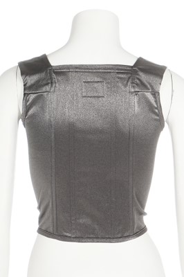 Lot 155 - A Vivienne Westwood satinised-spandex corset, probably 2000s